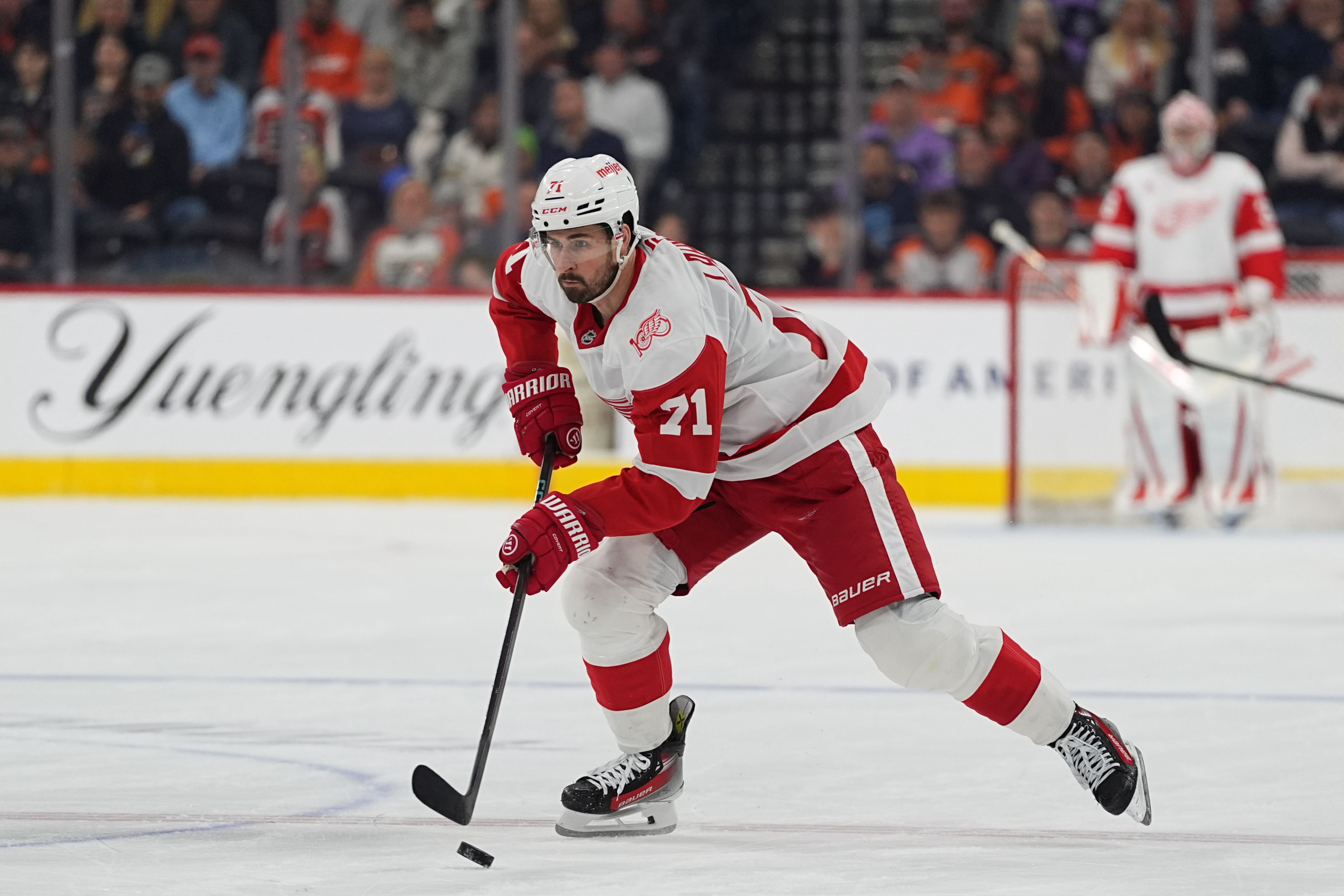 Red Wings say Dylan Larkin won’t skate with team at start of camp due to off-ice training injury